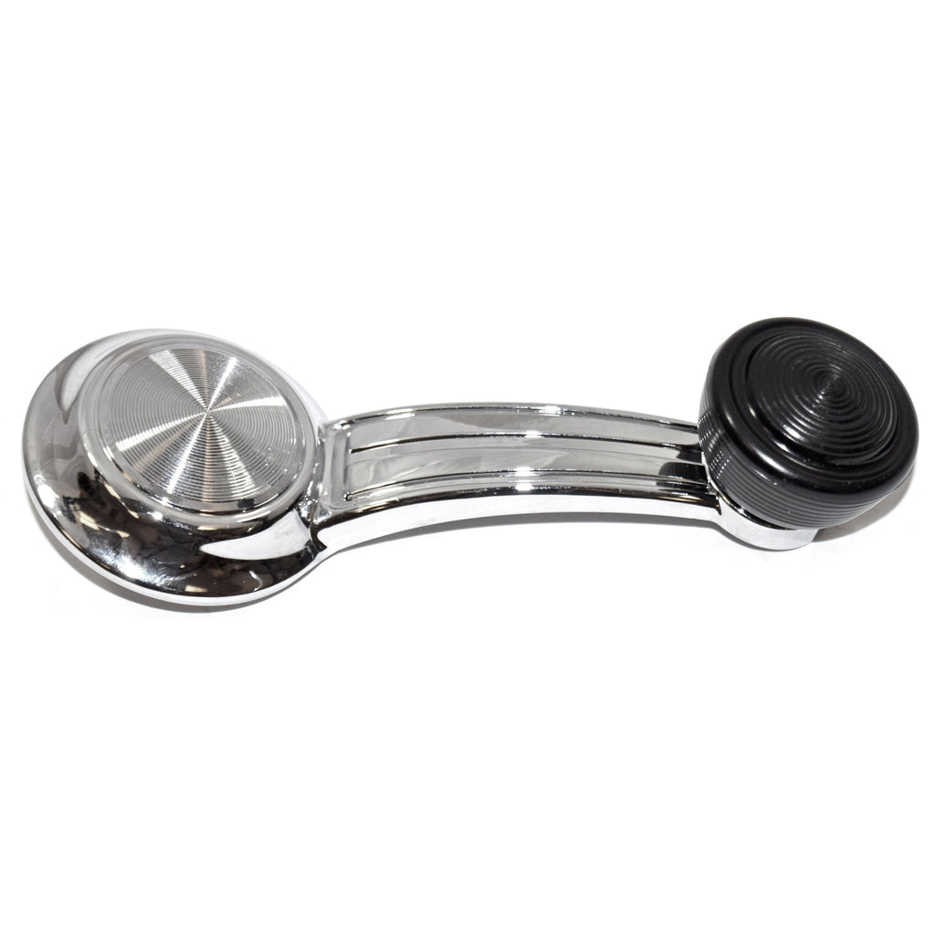 1969 Chevy Camaro Window Crank Handle FOR DELUXE INTERIOR, Black Knob