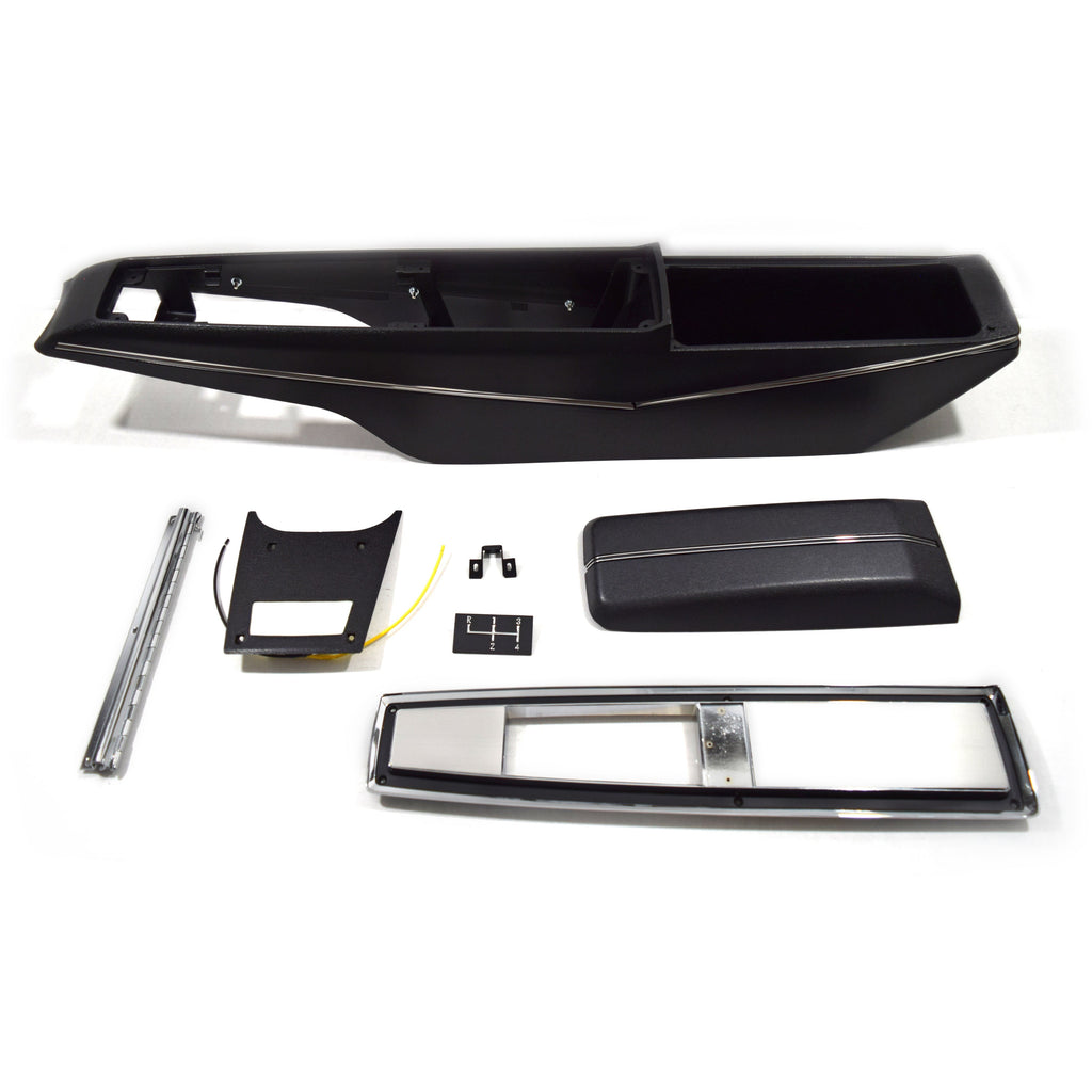 1970-1972 Chevy El Camino Center Console Kit Manual Trans 4 Speed