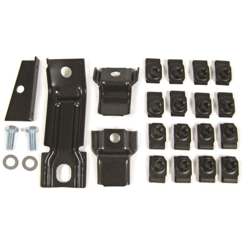 1973-1976 Pontiac Firebird Radiator Support Bracket 4 Piece Kit