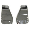 1955 Chevy Radiator Support Side Filler Panels Chrone Pair