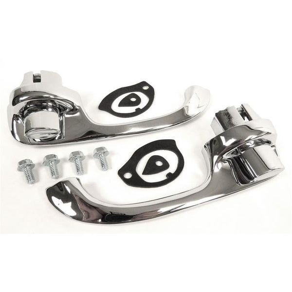 1966-1967 Chevy Nova Exterior Door Handle w/Push Button Pair