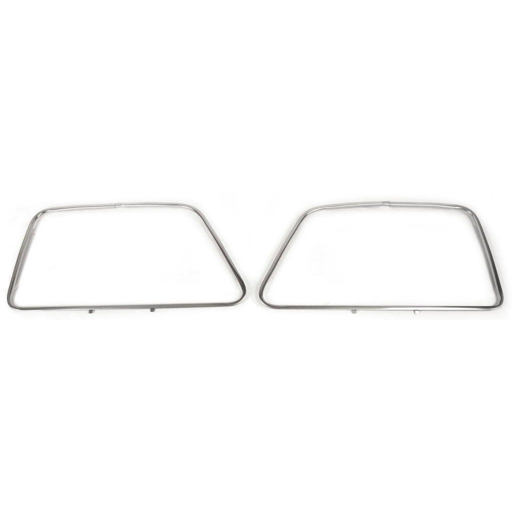 1947-1954 Chevy C10 Pickup DOOR WINDOW FRAME PAIR STAINLESS CHROME