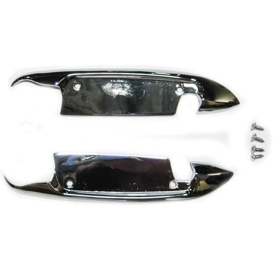 1959 Chevy 3C Pickup Door Handle Scuff Plate, Pair