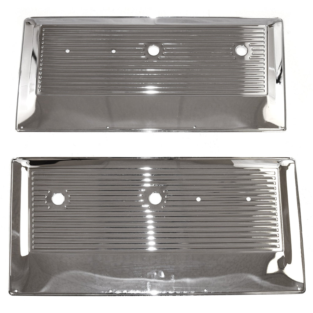 1967-1972 Chevy C10 Pickup DOOR PANEL (PAIR) CHROME