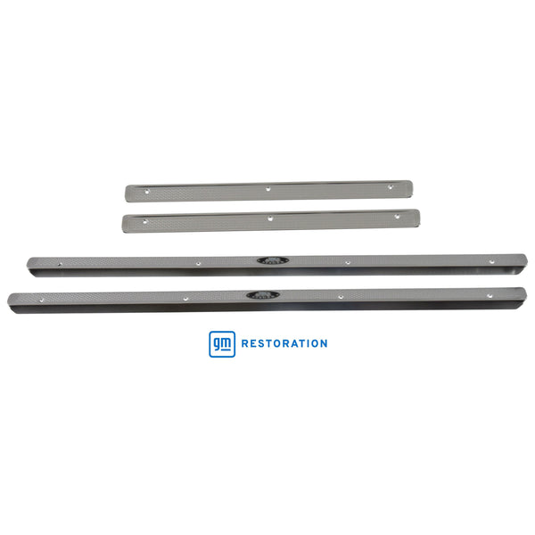 1955-1957 Chevy 4 Door Door Sill Plate 4 Piece Set