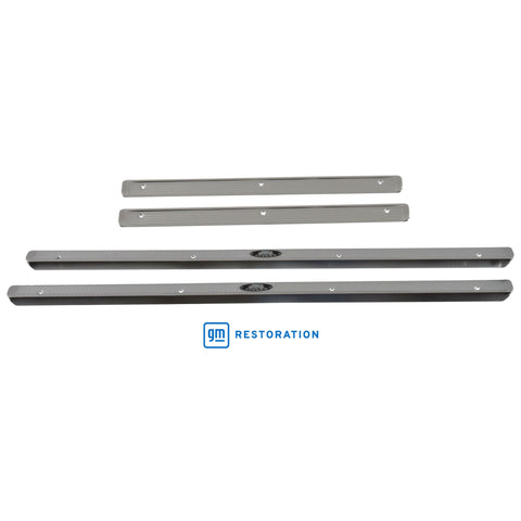 1955-1957 Chevy 4 Door Door Sill Plate 4 Piece Set