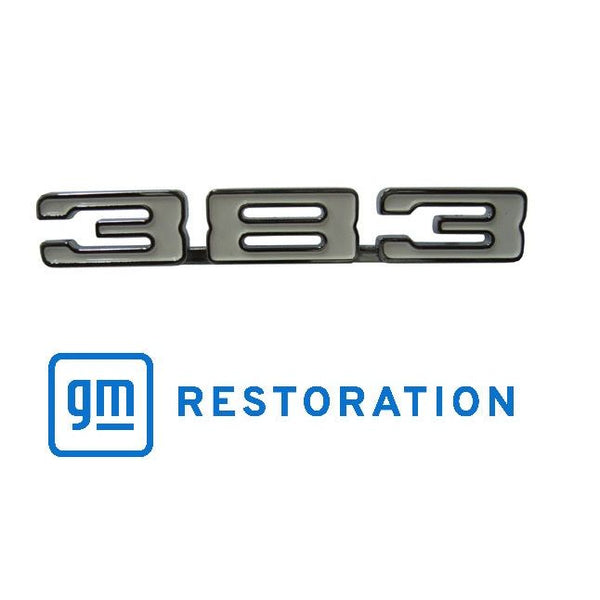 1968 Chevy Camaro Fender Emblem 383 Emblem
