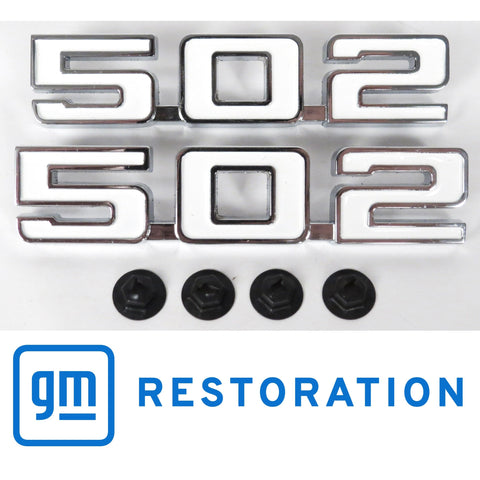 1969 Chevy Camaro Fender 502 Emblem