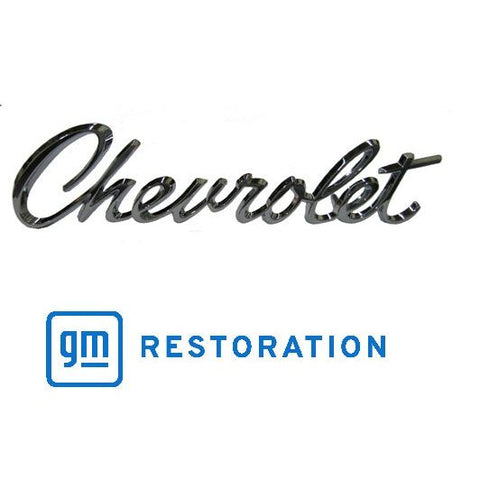 1967 Chevy Camaro & 1969 Chevelle Wagon Header Panel/Truck Lid Emblem