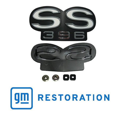 1968-1969 Chevy Nova SS 396 Grille Emblem, For RS And Standard Grille