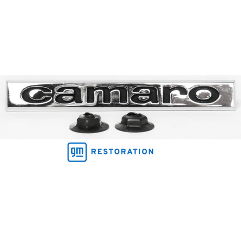 1967 Chevy Camaro Header Panel/Truck Lid Emblem, For RS Grille