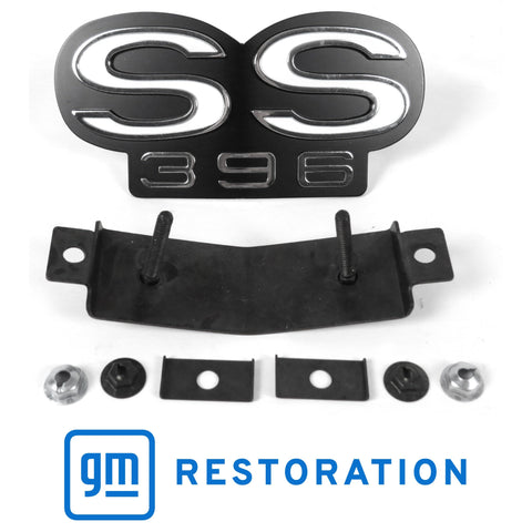 1968 Chevy Camaro SS 396 Grille Emblem, For RS Grille