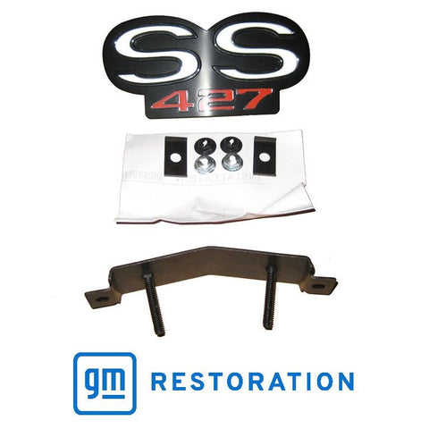 1968 Chevy Camaro SS 427 Grille Emblem, For Standard Grille