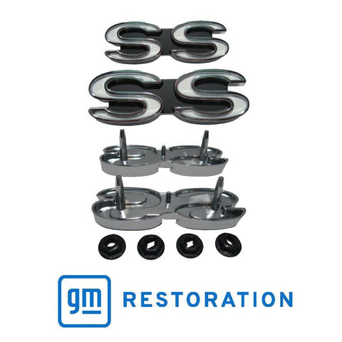 1968 Chevy Camaro Fender Emblem, Pair