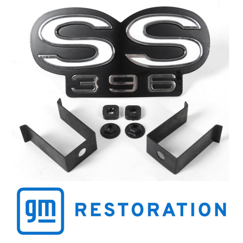 1969 Chevy Camaro SS 396 Grille Emblem, For RS Grille