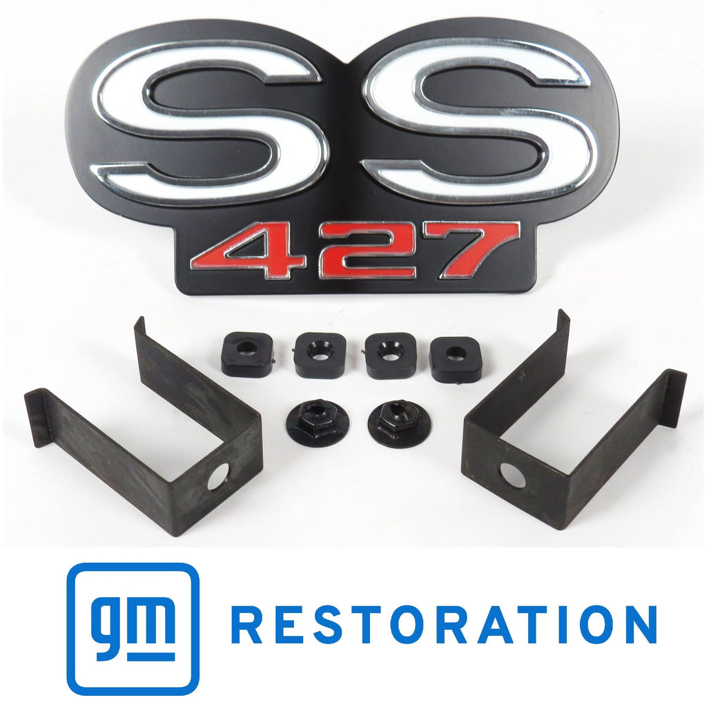 1969 Chevy Camaro SS 427 Grille Emblem, For RS Grille