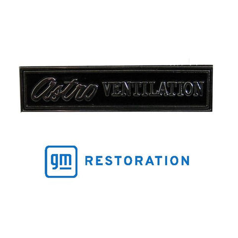 1969-1970 Chevy Camaro & 1969 Chevelle Astro Ventilation Dash Emblem