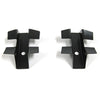 1973-1981 Chevy Camaro Console To Floor Mounting Bracket 2 Piece Set