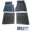 1967 Chevy El Camino Rubber Floor Mat, 4 Piece Set, Black