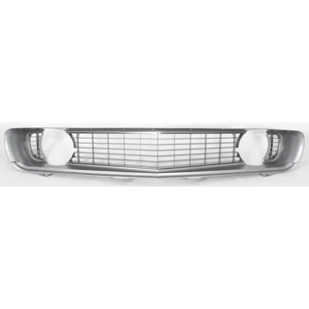 1969 Chevy Camaro Grille With Moulding Argent Silver Except RS Models