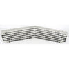 1980-1981 Chevy Camaro Upper Grille Argent Silver Except Berlinetta/Z28