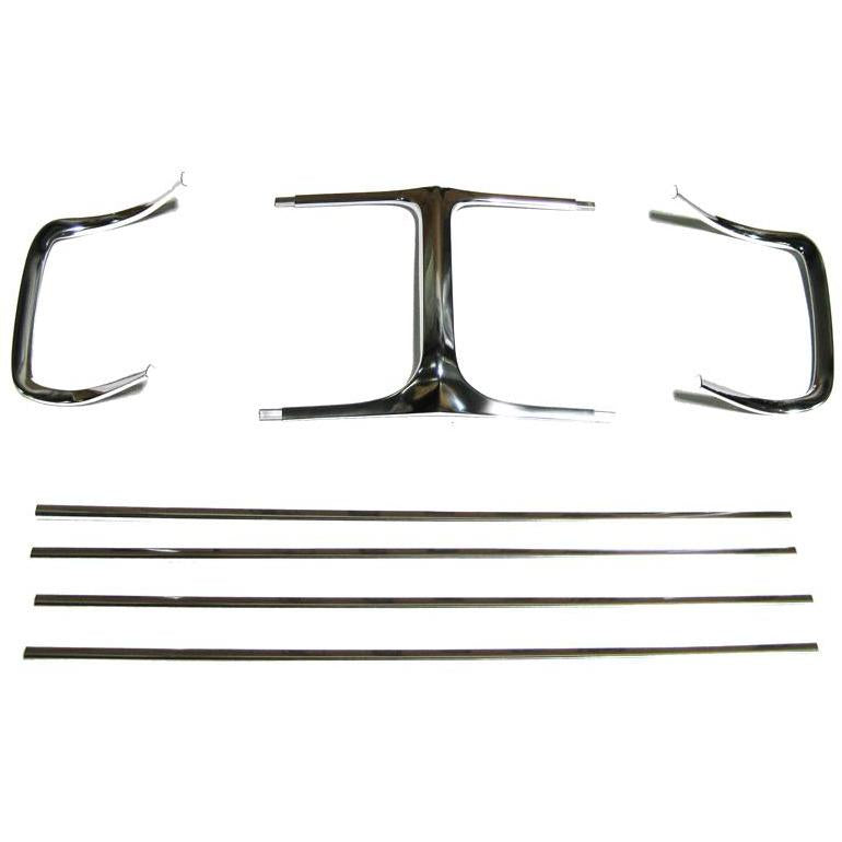 1969 Dodge Charger Grille Trim Complete 7 Piece Set