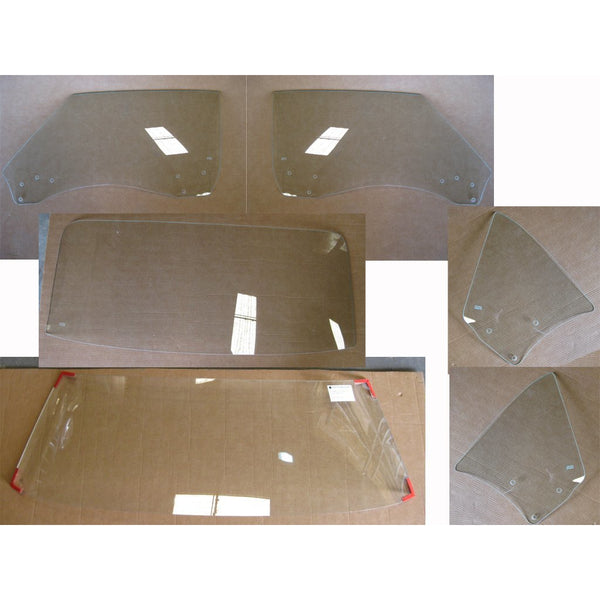 1968-1969 Chevy Camaro Coupe Glass Kit Clear W/O Band