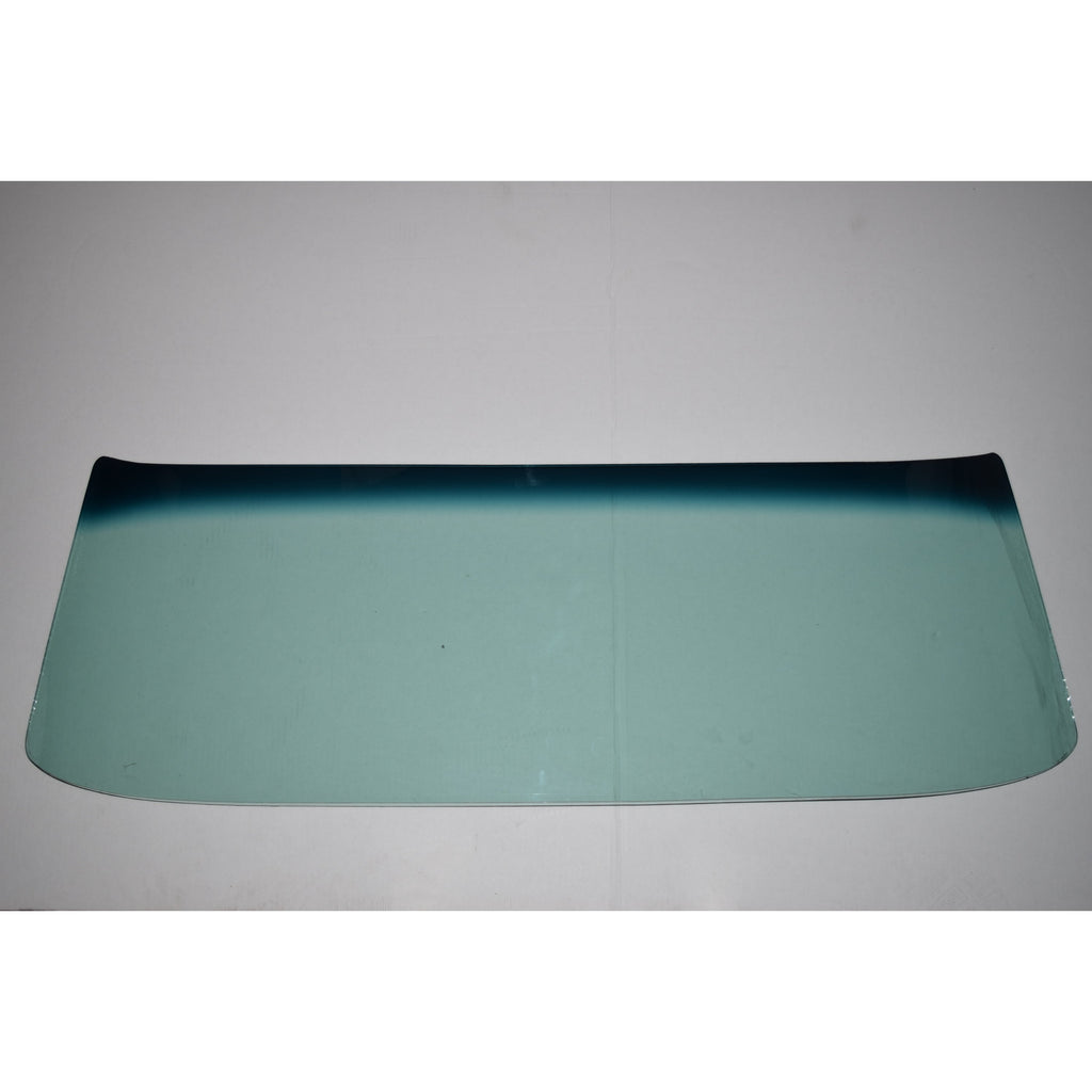 1962-1967 Chevy Nova 2 Door Hardtop Windshield Glass W/ Blue Band Green Tinted