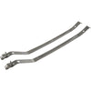 1967-1969 Pontiac Firebird Fuel Tank Strap Set Stainless Steel