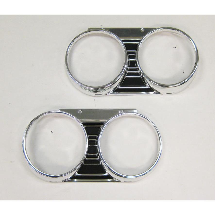 1967 Chevy Chevelle Head Light Bezel, Pair