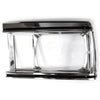 1981 Chevy Malibu Headlight Bezel Chrome/Black LH