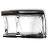 1981 Chevy Malibu Headlight Bezel Chrome/Black LH