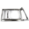 1981 Chevy Malibu Headlight Bezel Chrome/Black RH