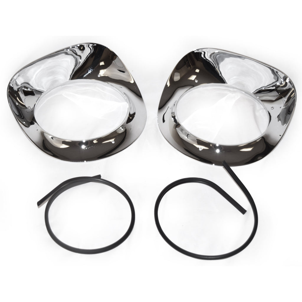 1955-1957 Chevy C10 P/U Headlamp Bezel Pair Chrome