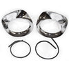 1955-1957 Chevy C10 P/U Headlamp Bezel Pair Chrome