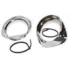 1955-1957 Chevy C10 P/U Headlamp Bezel Pair Chrome