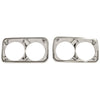 1969-1972 GMC Pickup Truck Headlight Bezel Pair