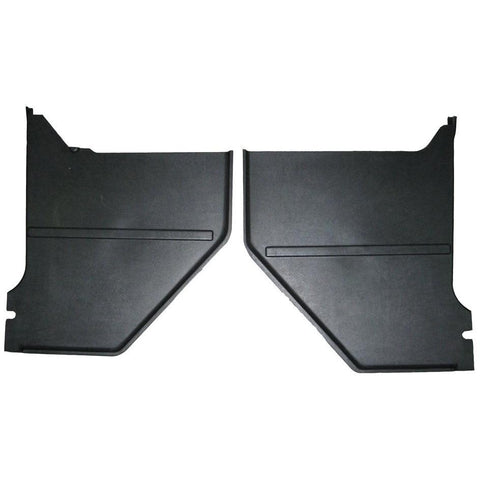1965-1966 Ford Mustang Kick Panel, Black Pair Coupe Fastback