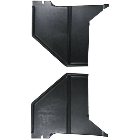 1967-1968 Ford Mustang Kick Panel, Black Pair Coupe Fastback
