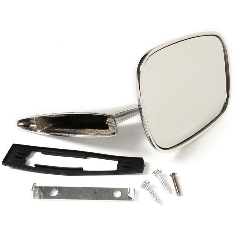 1971-1972 Chevy Chevelle Door Mirror, Non-Remote, w/Hardware