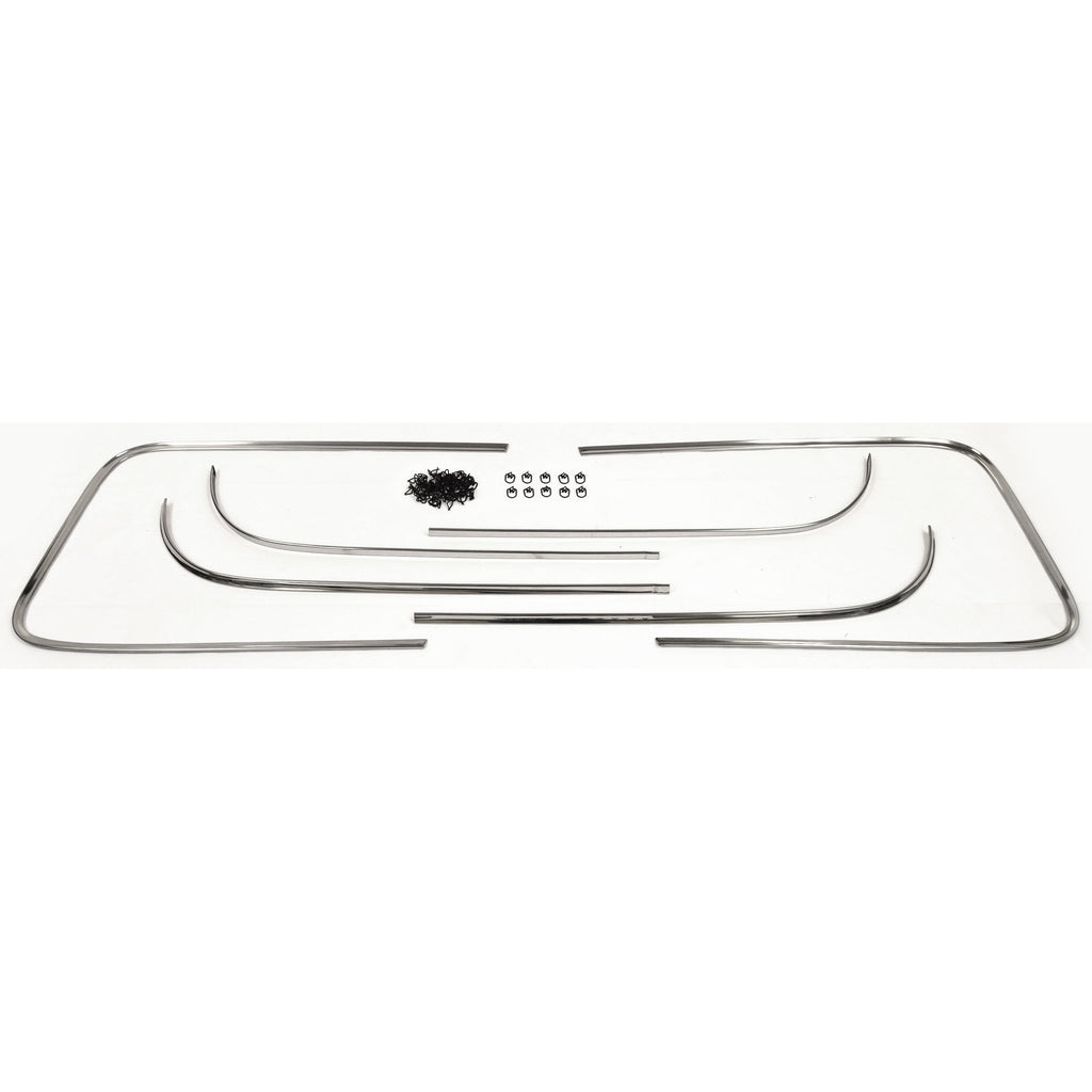 1955-1959 CHEVY C10 P/U  DELUXE CAB TRIM 6PC/SET(EXTERIOR)