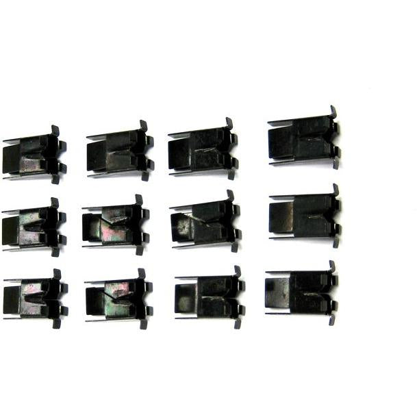 1957 Chevy Bel Air Quarter Panel Top Fin Molding Clip Set