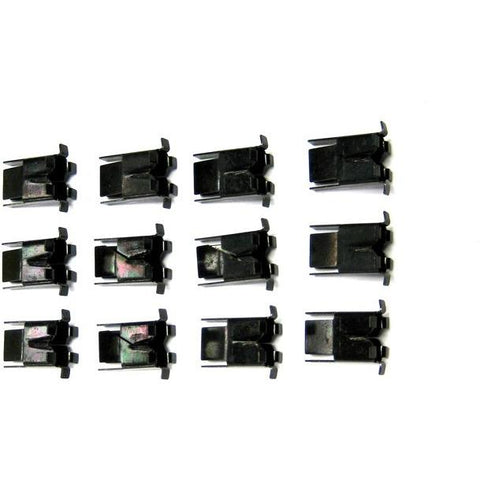 1957 Chevy Bel Air Quarter Panel Top Fin Molding Clip Set