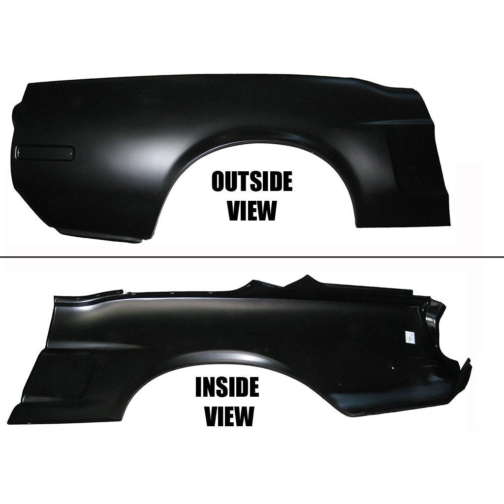 1968 Ford Mustang Convertible Quarter Panel OE Style w/Indent & Recessed Side Marker RH