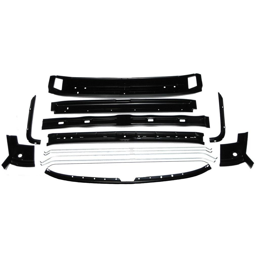 1969 Chevy Camaro Roof Panel Brace Kit, 14 Piece