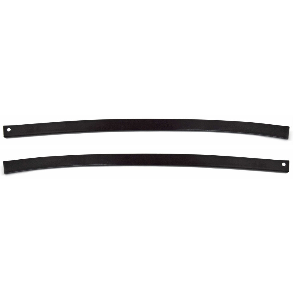 1978-1988 GM G Body  T-Top Front Weatherstrip Retainer Stainless Steel With Black Paint (Pair)