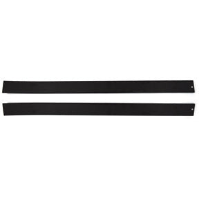 1978-1988 GM G Body  T-Top Rear Weatherstrip Retainer stainless Steel With Black Paint (Pair)