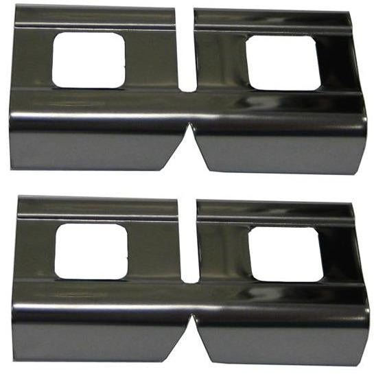 1968-1969 Chevy Camaro Roof Rail Weather Strip Channel Corner Connector Pair