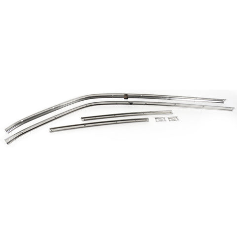 1966-1967 Chevy Chevelle Roof Rail Weather Strip Channel Set