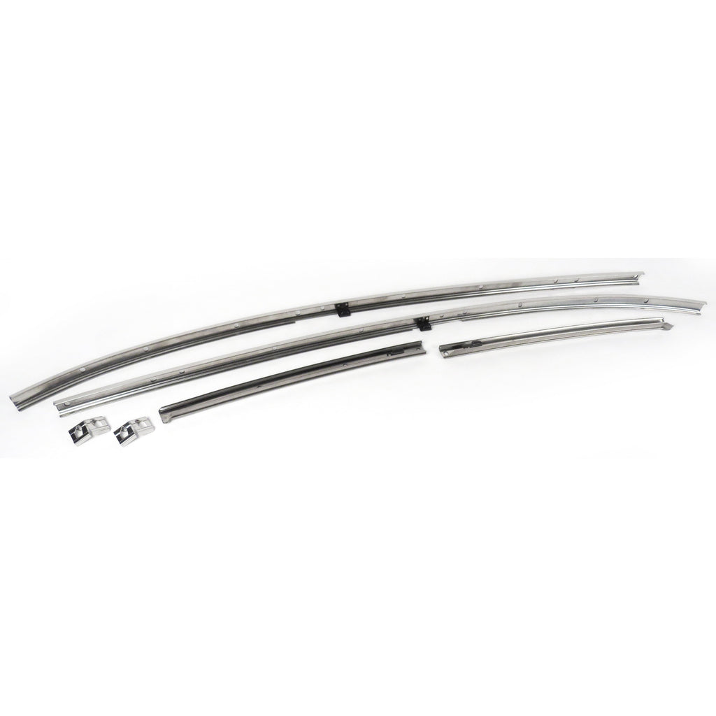 1969 Chevy Chevelle Roof Rail Weather Strip Channel Set